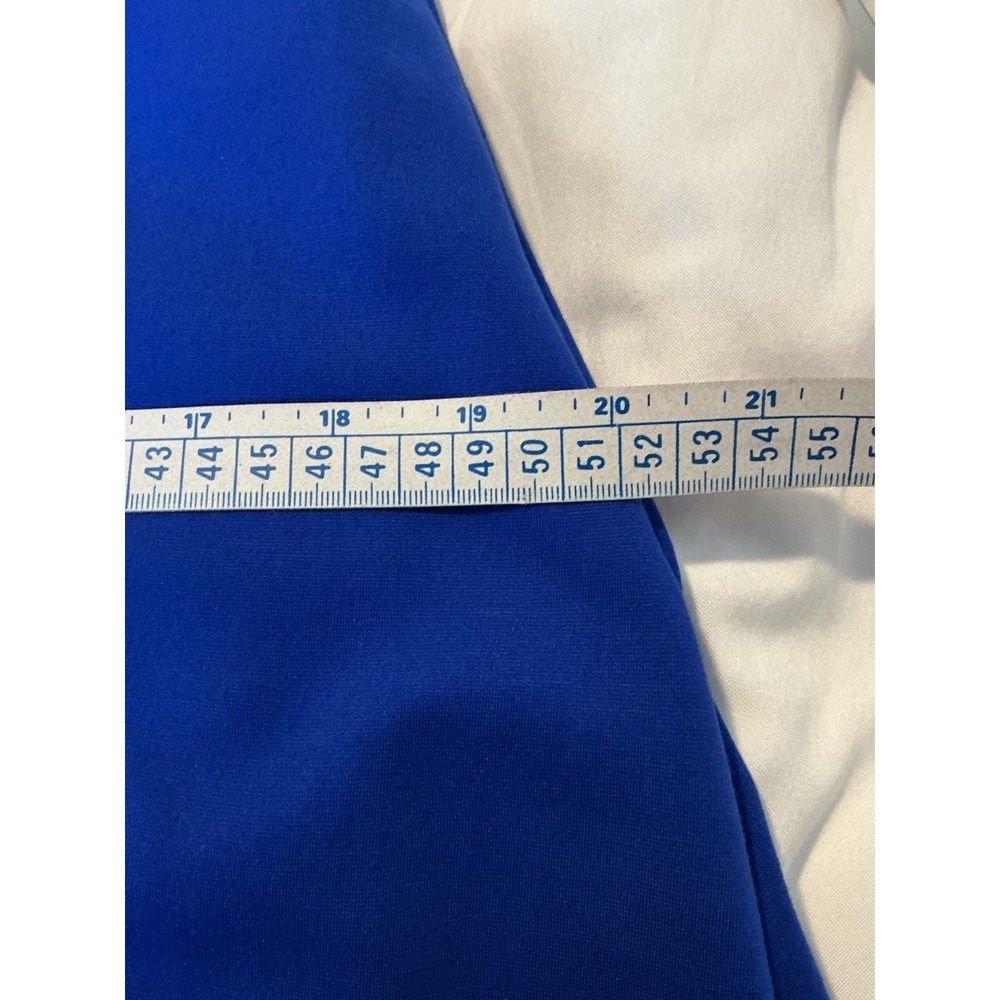 Banana Republic Radiant One Shoulder Dress Royal Pockets Blue Sz 6‎ - Picture 14 of 16